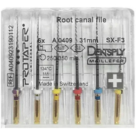 Протейпер машинный Pro-Taper Universal Starter Kit ассорти 31мм (6 шт) Maillefer