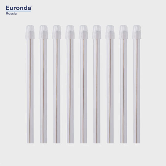 Слюноотсосы Monoart ЕМ15 прозрачные с фиксируемым наконечником (100 шт) Euronda