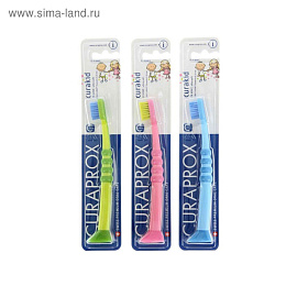Щетка зубная детская Curakid с гуммированной ручкой Curaprox