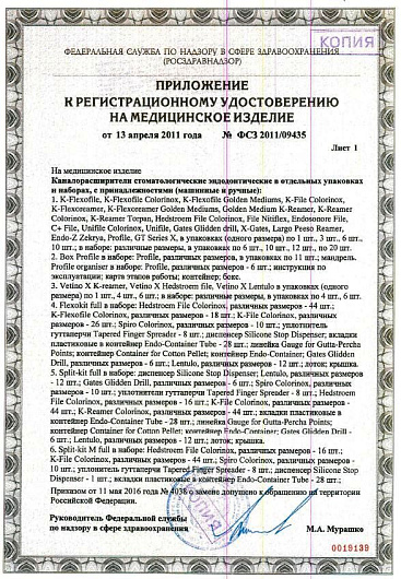 Профайл ProFile RA 04 №15 25мм (6 шт) Maillefer