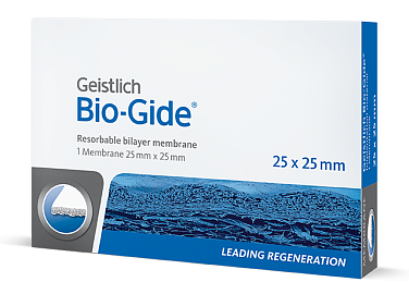 Био-гайд Bio-Gide мембрана резорбируемая 25*25мм Geistlich