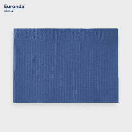 Салфетки Monoart Premium 2-х слойные синие 33*45см (500 шт) Euronda