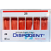 Штифты гуттаперчевые №25 06 конус  (60 шт) Dispodent
