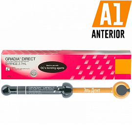 Градиа Gradia Direct Anterior, А1 - cветоотверждаемый реставрац.гибридный композит, шприц 4 гр.