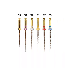 Протейпер Голд Protaper GOLD машинные стерильные ассорти SX-F3 25мм (6 шт) Maillefer