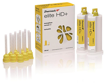 Силикон-А Elite HD+ Monophase Normal 2х50мл монофазный, картриджи, Zhermack С202020