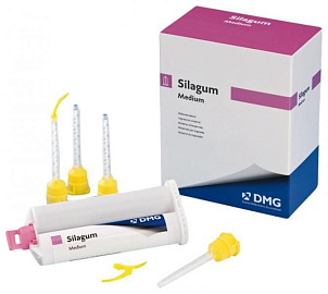 Силагум Silagum Medium корригирующий материал средней вязкости картридж 2*50 мл DMG
